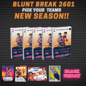 Blunt Break 2601 – 5 BOX PICK YOUR TEAM HOOPS HOBBY
