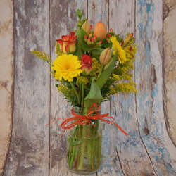 All Flowers And Gifts: Mason jar posy