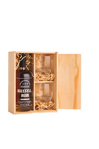 Russell Rum Gift Box & Glass Set