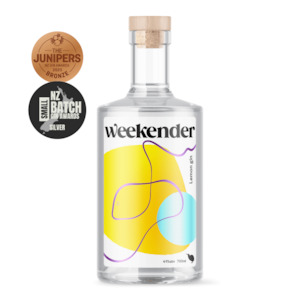 Weekender Gin: Weekender Lemon Gin 700mL
