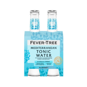 Fever-Tree Mediterranean Tonic Water 4x200ml