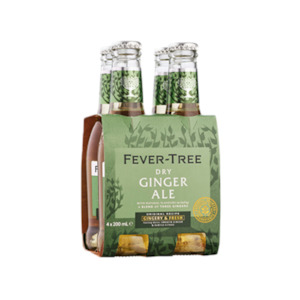 Tonic Collection: Fever-Tree Dry Ginger Ale 4x200ml
