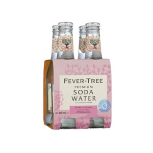Fever-Tree Premium Soda Water 4x200ml