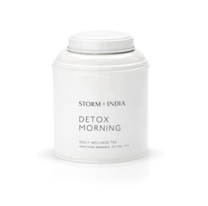 Storm + India tin- morning detox