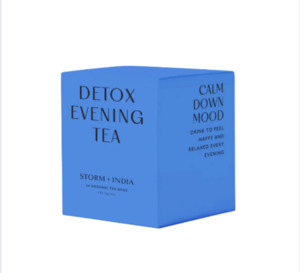Tea: Storm + India teabag- Evening detox
