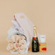 Rose Carrier Bouquet + Maison Balzac Candle + Mini Moët