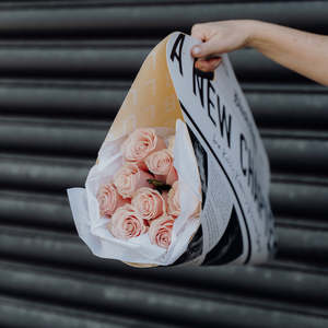 Congratulations: Rose Bouquet Carrier