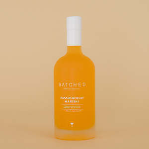 Batched Cocktails, Passionfruit Martini