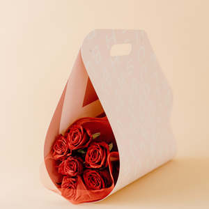 Engagements: 1/2 Dozen Red Rose Carrier - Most popular