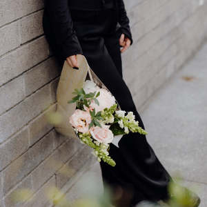 Pastels: PASTEL BOUQUET IN CARRIER