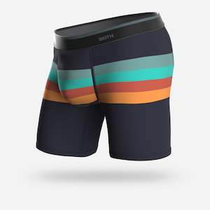 Prints: CLASSIC BOXER BRIEF : RETROSTRIPE DARK NAVY