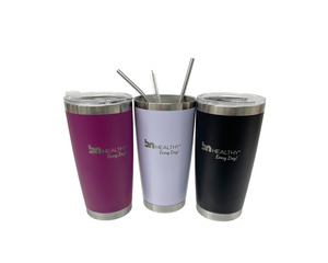 Meal And Portion Accessories: BN Travel Mug with Straws