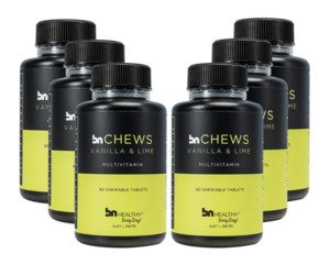 Wls Supplements: BN Chews Vanilla Lime - Chewable Multivitamins - 6 Month Subscription - Save 20%