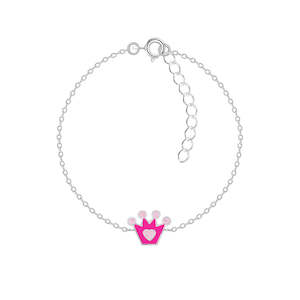 Christening Jewellery: Crown Bracelet