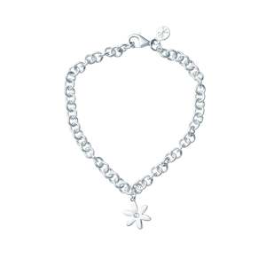 Christening Jewellery: DAISY BIRTHSTONE CHARM BRACELET