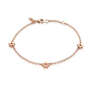 Luxe Gold: DAISY CHAIN BRACELET - GOLD VERMEIL