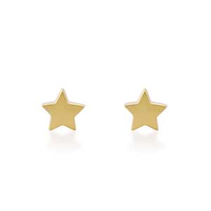 Luxe Gold: WISH STUDS - YELLOW GOLD VERMEIL