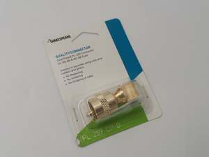 Specials: Shakespeare PL259 CPG Gold Plated VHF plug Connector