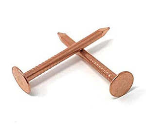 Copper Slate Nails Clout Sheathing 6 sizes