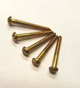 Export: Woodscrew Brass Round Head screw