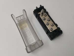 Clearance: Six Way Bus Bar with 5mm Input Stud