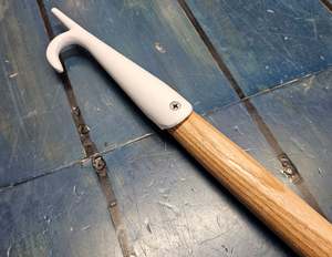 Boat Hook 2400mm Wood shaft Alloy Hook