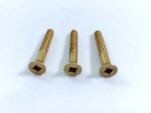 Our Best Sellers: Woodscrew Brass Countersunk Square Drive