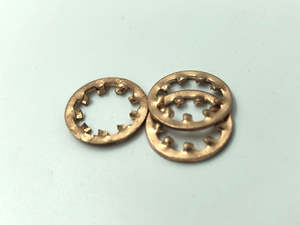 Washer Bronze Toothed Internal