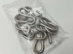 Our Best Sellers: Stainless Steel S Hook 10mm 3/8" bulk