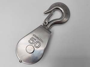 Our Best Sellers: Pulley Block Stainless Single with Hook