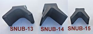 Rubber Rollers: SNUB-13 OR SNUB-14 OR SNUB-15 FOR BOAT TRAILERS PLASTIC