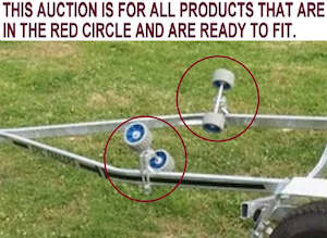 Wobble Rollers Assembly: WOBBLE SETS FOR TRAILER FRAMEWORK MOUNTING FOR BOAT TRAILERS