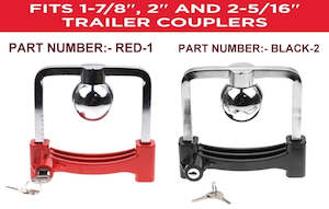 Rubber Rollers: TRAILER COUPLING LOCK TO SUIT 50MM, 1 7/8' & 2' COUPLING