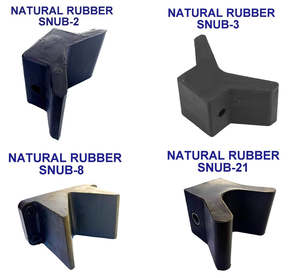 Rubber Rollers: SNUB/V-BLOCK FOR BOAT TRAILERS MADE FROM NATURAL RUBBER