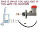 Trailer 3/4” Hydraulic Master Cylinder Kit With Handle For Boat Trailers