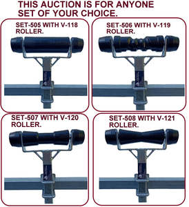 KEEL ROLLER WITH 'T' BRACKET WITH 19MM BOLT AND FULL COVER END CAPS