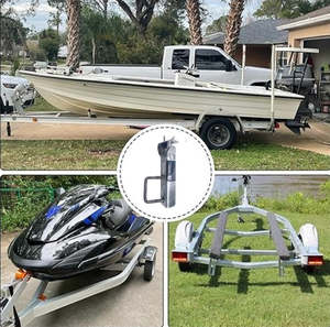 Jet Ski Rollers Assembly: BOAT TRAILER & JET SKI BUNK UPRIGHT BRACKET WITH SWIVEL TOP AND U BOLTS FOR BOAT TRAILERS