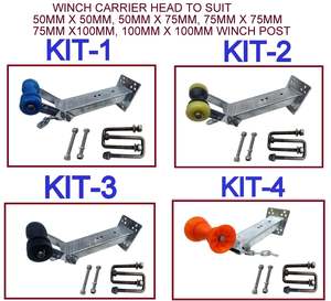 Coupler Winches Winch Post Bearing Buddy: BOAT TRAILER WINCH CARRIER HEADS FOR WINCH POST WITH S/STEEL HEX BOLT