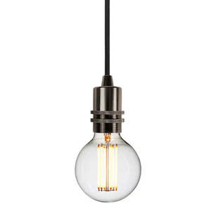 Bolt Chrome Holder with Black Chord