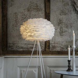 Table Lights: Eos Feather Lamp medium