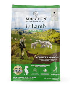 Addiction: Grain Free Le Lamb (Dog)