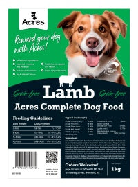 Acres: Acres: Premium Lamb Grain Free Dog Food