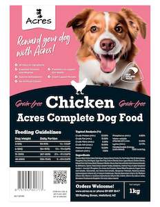 Acres: Premium Chicken Grain Free Dog Food