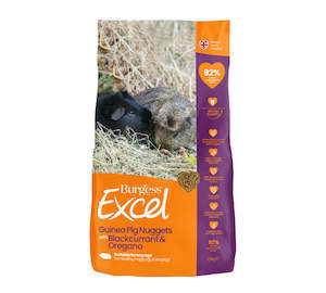 Burgess: Guinea Pig Nuggets with Blackcurrant & Oregano - 1.5kg