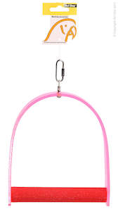 Parrot Perch Swing W/Concrete (S) 11.5cm x 18cm