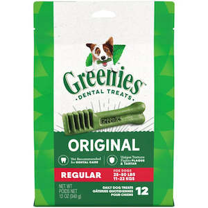 Greenies: Original Regular Dental Chews - 340gram 12 Piece