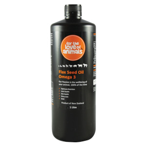 For the Love of Animals: Flaxseed Oil