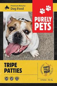Purely Pets: Tripe Patties 1kg