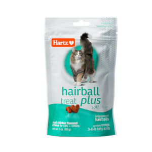 Chews 1: Hartz: Hairball Remedy Plus for Cats & Kittens Soft Chews - 85g