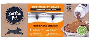 EarthzPet: Dog Vitality Gravy Chicken (5pk)